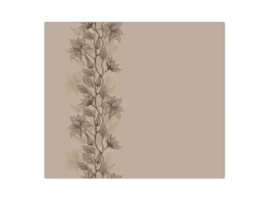 Banjado Herdabdeckplatte Glas 1 Teilig 60x52CM Schneidebrett Herdabdeckung Mit Motiv Baumwollblüte Monochrom