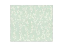 Banjado Herdabdeckplatte Glas 1 Teilig 60x52CM Schneidebrett Herdabdeckung Mit Motiv Vintage Ranke