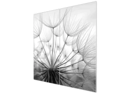 Banjado Herdabdeckplatte Glas 2 Teilig Je 30x52CM Schneidebrett Herdabdeckung Mit Motiv Ready For Takeoff