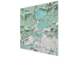 Banjado Herdabdeckplatte Glas 1 Teilig 60x52CM Schneidebrett Herdabdeckung Mit Motiv Patina Mint