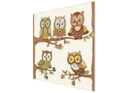 Banjado Herdabdeckplatte Glas 1 Teilig 60x52CM Schneidebrett Herdabdeckung Mit Motiv Zehn-Augen-Prinzip