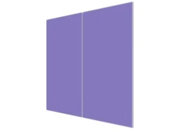 Banjado Herdabdeckplatte Glas 2 Teilig Je 30x52CM Schneidebrett Herdabdeckung Mit Motiv Lavendel