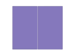 Banjado Herdabdeckplatte Glas 2 Teilig Je 30x52CM Schneidebrett Herdabdeckung Mit Motiv Lavendel