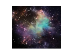 Banjado Herdabdeckplatte Glas 1 Teilig 60x52CM Schneidebrett Herdabdeckung Mit Motiv Im Weltall 2