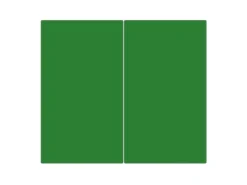 Banjado Herdabdeckplatte Glas 2 Teilig Je 30x52CM Schneidebrett Herdabdeckung Mit Motiv Grün