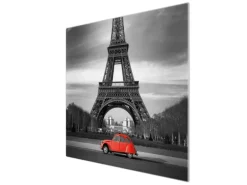 Banjado Herdabdeckplatte Glas 1 Teilig 60x52CM Schneidebrett Herdabdeckung Mit Motiv Paris