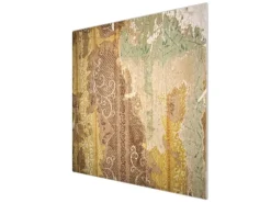 Banjado Herdabdeckplatte Glas 1 Teilig 60x52CM Schneidebrett Herdabdeckung Mit Motiv Alte Tapeten