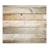 Banjado Herdabdeckplatte Glas 2 Teilig Je 30x52CM Schneidebrett Herdabdeckung Mit Motiv Graues Holz