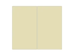 Banjado Herdabdeckplatte Glas 2 Teilig Je 30x52CM Schneidebrett Herdabdeckung Mit Motiv Beige