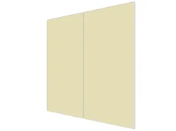 Banjado Herdabdeckplatte Glas 2 Teilig Je 30x52CM Schneidebrett Herdabdeckung Mit Motiv Beige