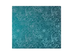 Banjado Herdabdeckplatte Glas 1 Teilig 60x52CM Schneidebrett Herdabdeckung Mit Motiv Mandala Landschaft