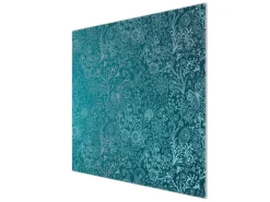 Banjado Herdabdeckplatte Glas 1 Teilig 60x52CM Schneidebrett Herdabdeckung Mit Motiv Mandala Landschaft