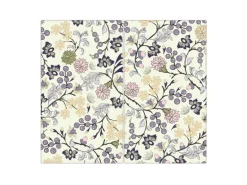 Banjado Herdabdeckplatte Glas 2 Teilig Je 30x52CM Schneidebrett Herdabdeckung Mit Motiv Florale Tapete