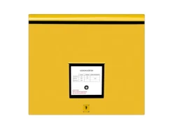 Banjado Herdabdeckplatte Glas 1 Teilig 60x52CM Schneidebrett Herdabdeckung Mit Motiv Briefkasten Gelb