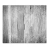 Banjado Herdabdeckplatte Glas 2 Teilig Je 30x52CM Schneidebrett Herdabdeckung Mit Motiv Holz Monochrom