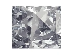 Banjado Herdabdeckplatte Glas 1 Teilig 60x52CM Schneidebrett Herdabdeckung Mit Motiv Facetten Monochrome