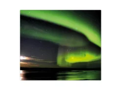 Banjado Herdabdeckplatte Glas 1 Teilig 60x52CM Schneidebrett Herdabdeckung Mit Motiv Wetterleuchten