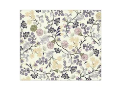 Banjado Herdabdeckplatte Glas 1 Teilig 60x52CM Schneidebrett Herdabdeckung Mit Motiv Florale Tapete