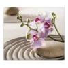 Banjado Herdabdeckplatte Glas 1 Teilig 60x52CM Schneidebrett Herdabdeckung Mit Motiv Zen Relax
