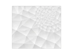 Banjado Herdabdeckplatte Glas 1 Teilig 60x52CM Schneidebrett Herdabdeckung Mit Motiv Nautilus