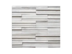 Banjado Herdabdeckplatte Glas 1 Teilig 60x52CM Schneidebrett Herdabdeckung Mit Motiv Relief