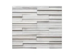 Banjado Herdabdeckplatte Glas 1 Teilig 60x52CM Schneidebrett Herdabdeckung Mit Motiv Relief