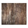 Banjado Herdabdeckplatte Glas 2 Teilig Je 30x52CM Schneidebrett Herdabdeckung Mit Motiv Altes Holz