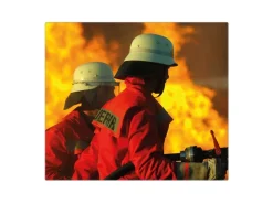 Banjado Herdabdeckplatte Glas 1 Teilig 60x52CM Schneidebrett Herdabdeckung Mit Motiv Feuer