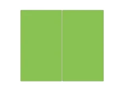 Banjado Herdabdeckplatte Glas 2 Teilig Je 30x52CM Schneidebrett Herdabdeckung Mit Motiv Limettengrün