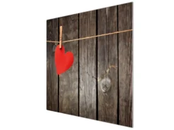 Banjado Herdabdeckplatte Glas 1 Teilig 60x52CM Schneidebrett Herdabdeckung Mit Motiv Kurznachricht