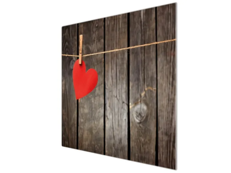 Banjado Herdabdeckplatte Glas 1 Teilig 60x52CM Schneidebrett Herdabdeckung Mit Motiv Kurznachricht