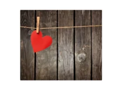 Banjado Herdabdeckplatte Glas 1 Teilig 60x52CM Schneidebrett Herdabdeckung Mit Motiv Kurznachricht