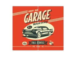 Banjado Herdabdeckplatte Glas 2 Teilig Je 30x52CM Schneidebrett Herdabdeckung Mit Motiv Full Service