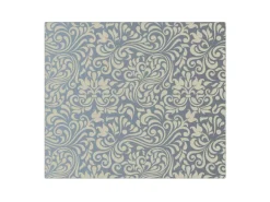 Banjado Herdabdeckplatte Glas 1 Teilig 60x52CM Schneidebrett Herdabdeckung Mit Motiv Blaues Ornament