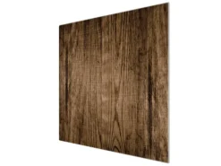 Banjado Herdabdeckplatte Glas 1 Teilig 60x52CM Schneidebrett Herdabdeckung Mit Motiv Maserung Dunkel