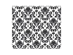 Banjado Herdabdeckplatte Glas 1 Teilig 60x52CM Schneidebrett Herdabdeckung Mit Motiv Barock