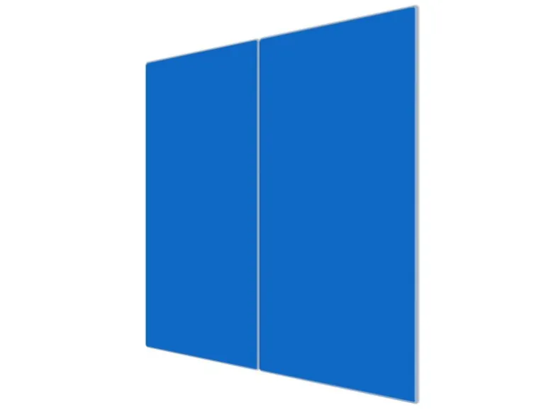 Banjado Herdabdeckplatte Glas 2 Teilig Je 30x52CM Schneidebrett Herdabdeckung Mit Motiv Signalblau