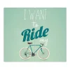 Banjado Herdabdeckplatte Glas 2 Teilig Je 30x52CM Schneidebrett Herdabdeckung Mit Motiv I Want To Ride My Bike