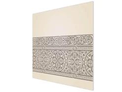 Banjado Herdabdeckplatte Glas 1 Teilig 60x52CM Schneidebrett Herdabdeckung Mit Motiv Keltischer Knoten