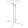 Beautissu Bellini Stehtisch Ø70x110cm Weiß