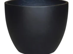 Übertopf Leichtzement Matt Anthrazit 45 cm x 45 cm x 36 cm