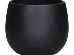 Übertopf Leichtzement Matt Anthrazit 20 cm x 20 cm x 16 cm