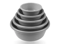 Bestgoodies Schüssel 5er Set Grau