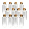 Bestlivings Fläschchen Glas mit Korken 30ml 12er Pack