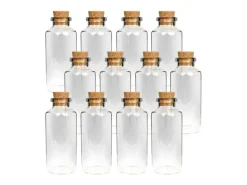 Bestlivings Fläschchen Glas mit Korken 30ml 12er Pack