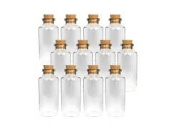 Bestlivings Fläschchen Glas mit Korken 10ml 24er Pack