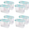 Bestlivings Frischhaltebox Schüttdose 1,4 Liter 8er Pack Türkis