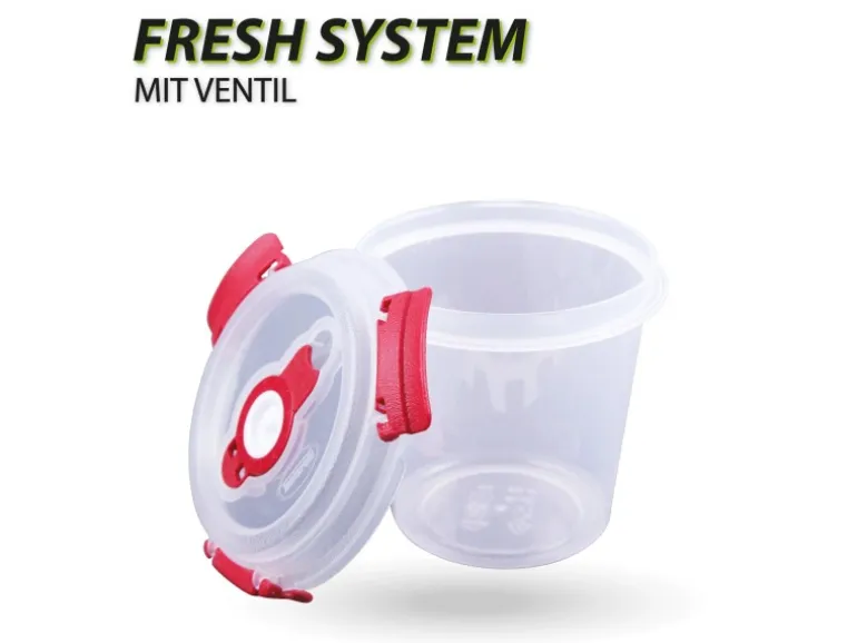 Bestlivings Frischhaltebox 0,64L Joghurt Im Set Rot 2er Pack