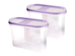 Bestlivings Frischhaltebox Schüttdose 1,4 Liter 2er Pack Lila