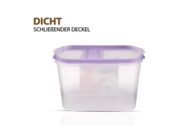Bestlivings Frischhaltebox Schüttdose 1,4 Liter 2er Pack Lila